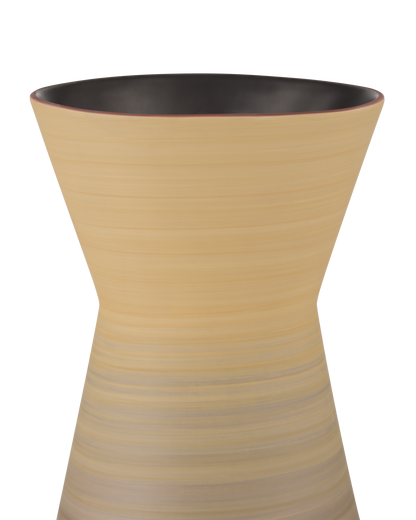 Happy 80's Porcelain Brown Vase (Set of 2)