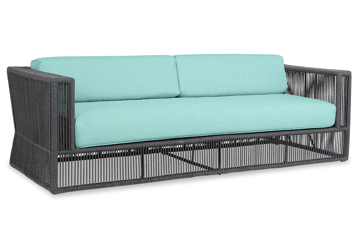 Milano Sunbrella Upholstered Modern Comfort Outdoor Sofa