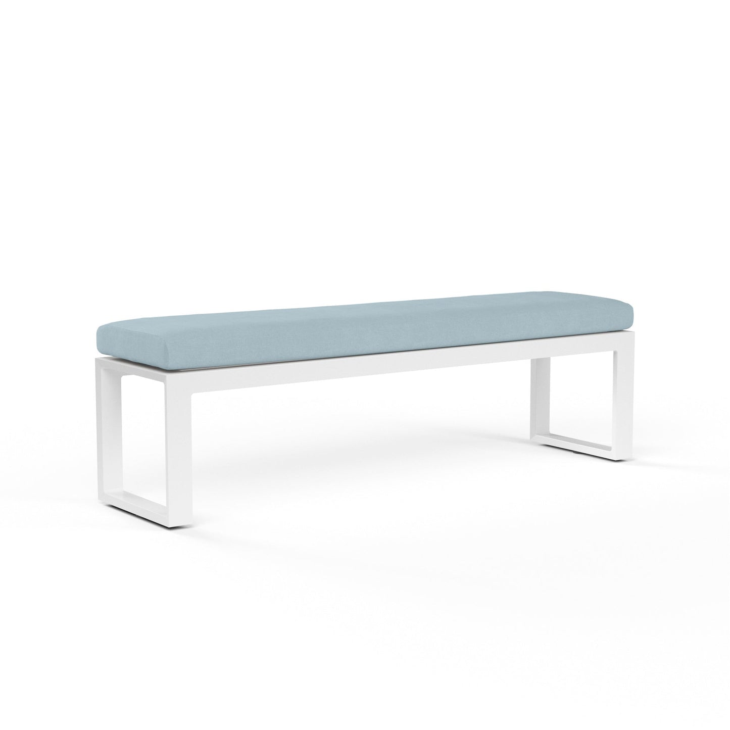 Newport Sunbrella Upholstered Outdoor Dining Bench