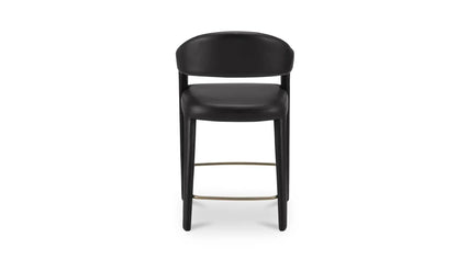 Martens Metal Frame Leather Counter Stool