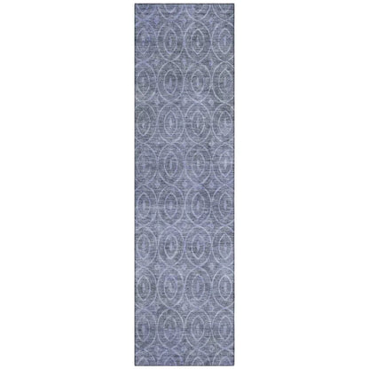 LOOMLAN Rugs Zafrine Denim Washable Indoor-Outdoor Rug