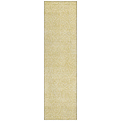Zafrine Gold Washable Indoor - Outdoor Rug - LOOMLAN - LOOMLAN Rugs - Outdoor Rugs