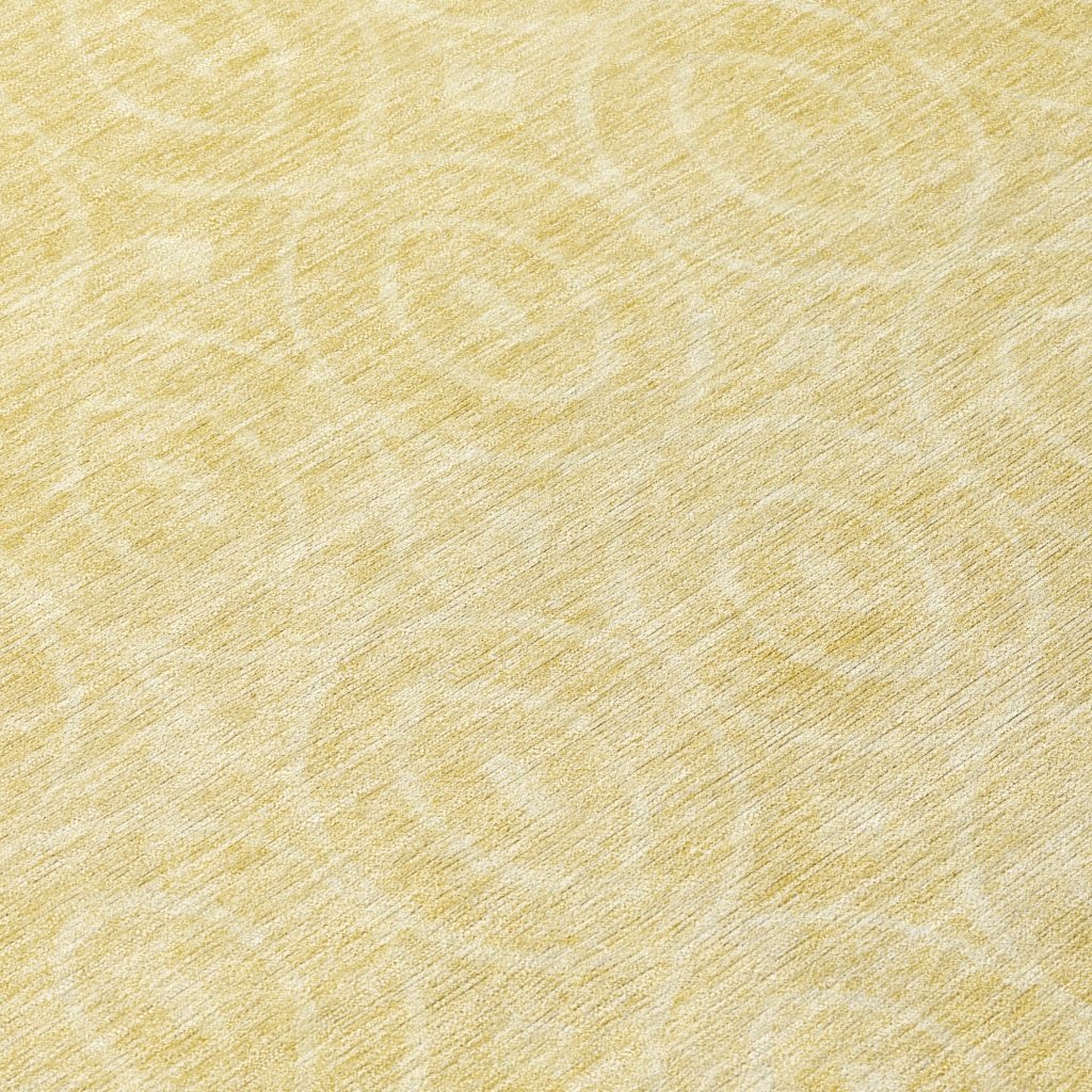 Zafrine Gold Washable Indoor - Outdoor Rug - LOOMLAN - LOOMLAN Rugs - Outdoor Rugs