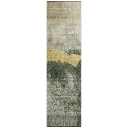 LOOMLAN Rugs Zailor Fern Washable Indoor-Outdoor Rug