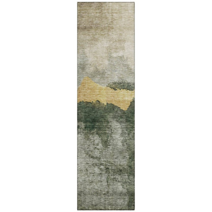 LOOMLAN Rugs Zailor Fern Washable Indoor-Outdoor Rug