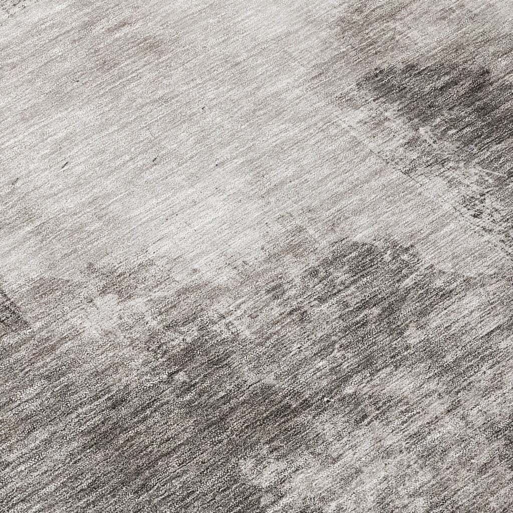 LOOMLAN Rugs Zailor Gray Washable Indoor-Outdoor Rug
