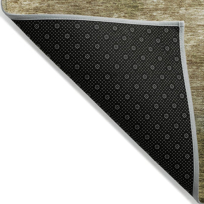 LOOMLAN Rugs Zailor Green Washable Indoor-Outdoor Rug