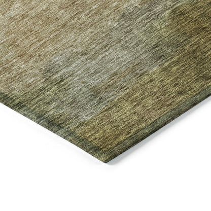 LOOMLAN Rugs Zailor Green Washable Indoor-Outdoor Rug