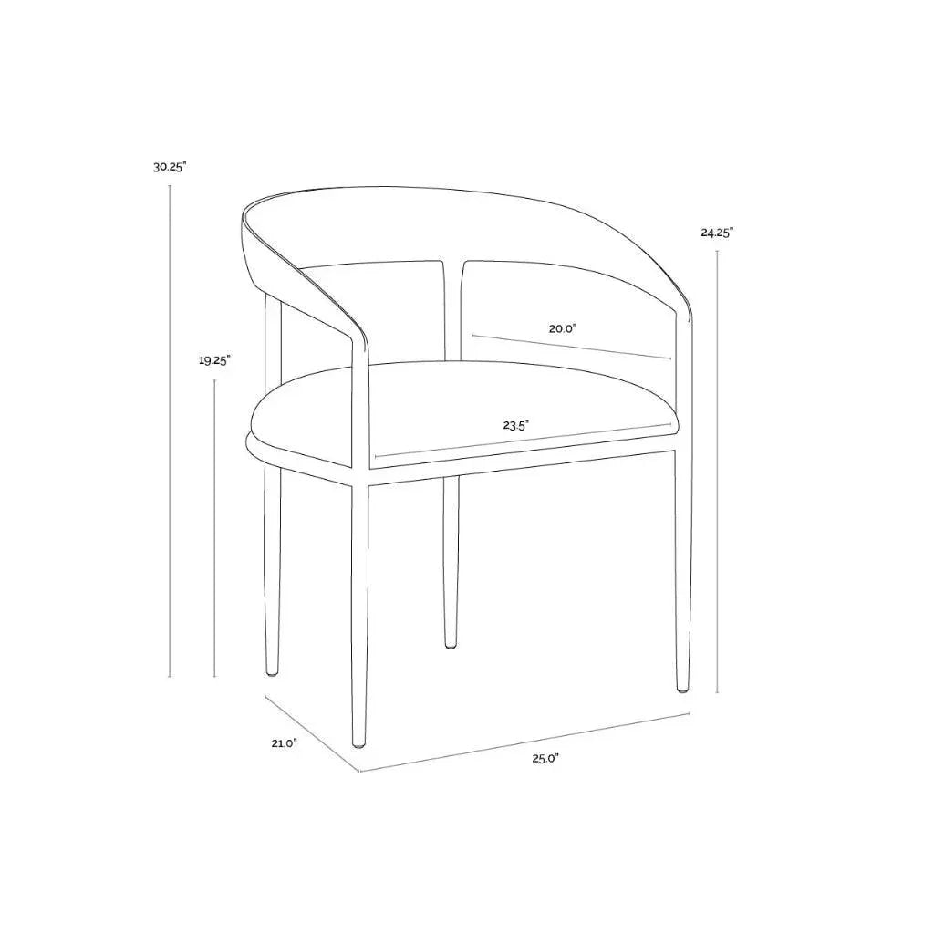 SUNPAN Zanatta Modern Dining Armchair