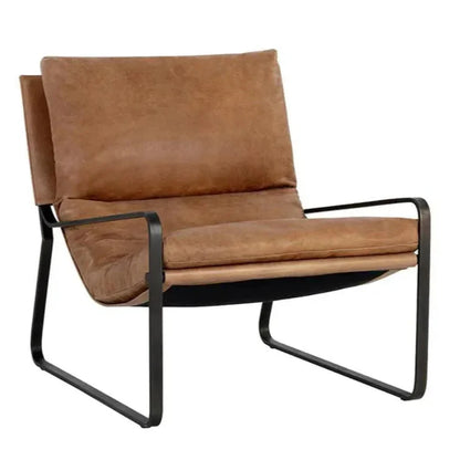 SUNPAN Zancor Leather Lounge Chair