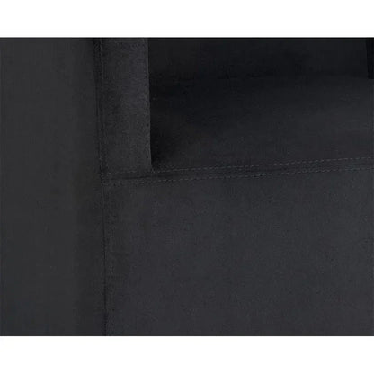 SUNPAN Zane Fabric Wheeled Dining Chair