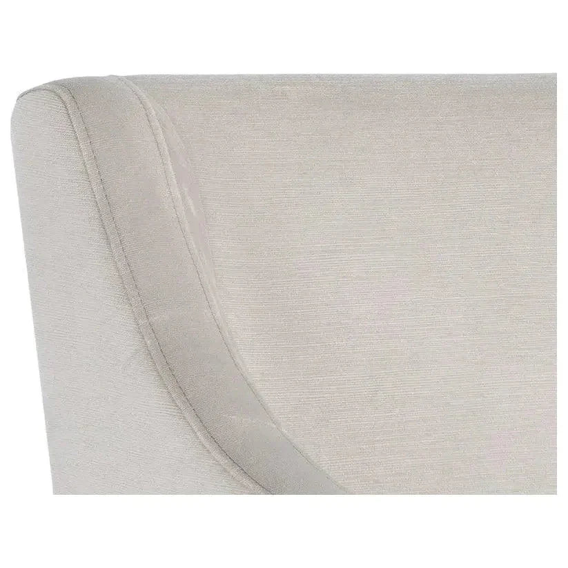 SUNPAN Zane Fabric Wheeled Dining Chair