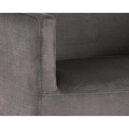 SUNPAN Zane Fabric Wheeled Dining Chair