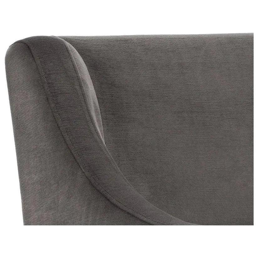 SUNPAN Zane Fabric Wheeled Dining Chair