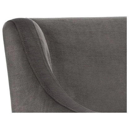 SUNPAN Zane Fabric Wheeled Dining Chair