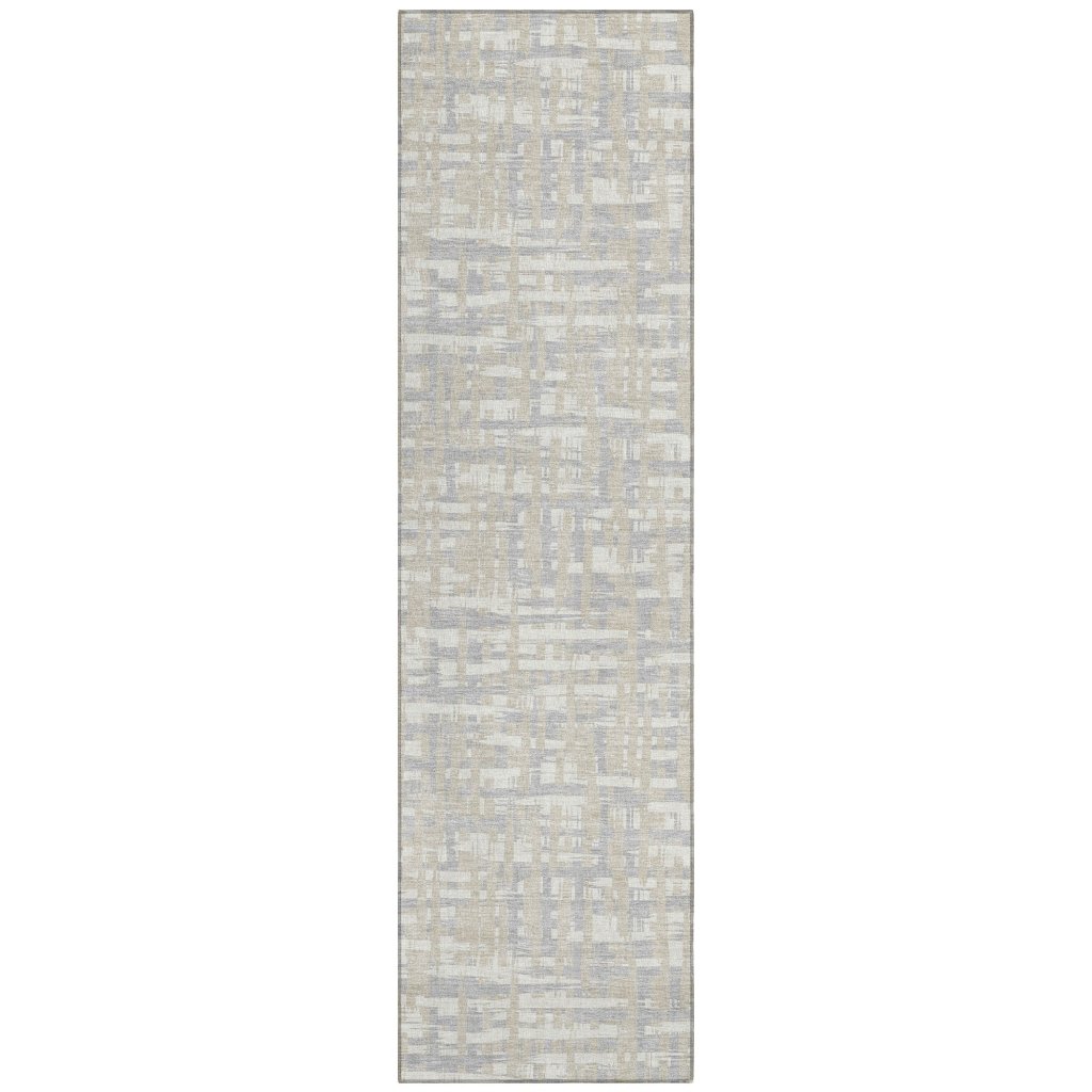 LOOMLAN Rugs Zarifa Beige Washable Indoor-Outdoor Rug