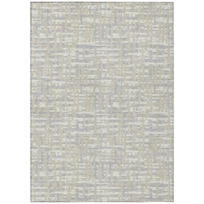 LOOMLAN Rugs Zarifa Beige Washable Indoor-Outdoor Rug