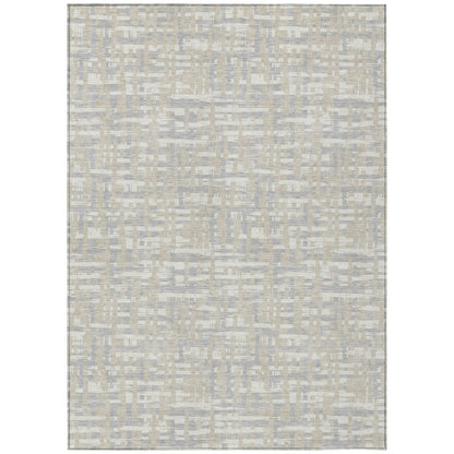 LOOMLAN Rugs Zarifa Beige Washable Indoor-Outdoor Rug