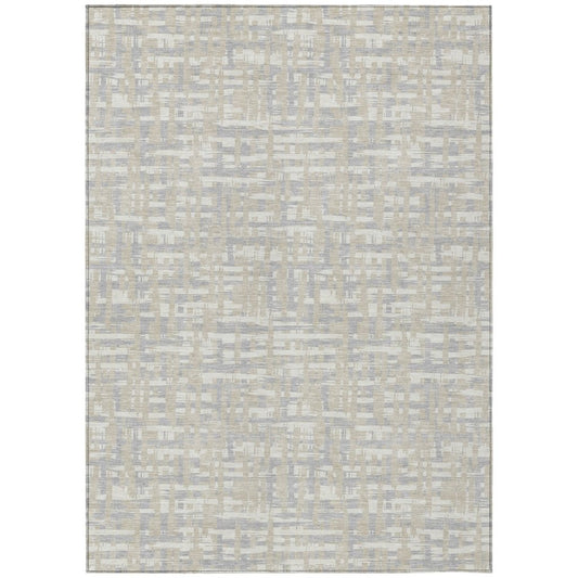 LOOMLAN Rugs Zarifa Beige Washable Indoor-Outdoor Rug