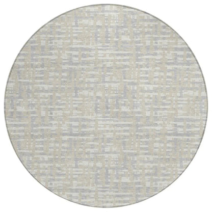 LOOMLAN Rugs Zarifa Beige Washable Indoor-Outdoor Rug