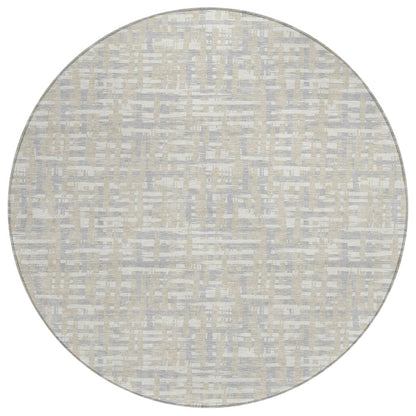 LOOMLAN Rugs Zarifa Beige Washable Indoor-Outdoor Rug