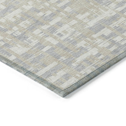 LOOMLAN Rugs Zarifa Beige Washable Indoor-Outdoor Rug