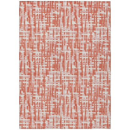 LOOMLAN Rugs Zarifa Coral Washable Indoor-Outdoor Rug