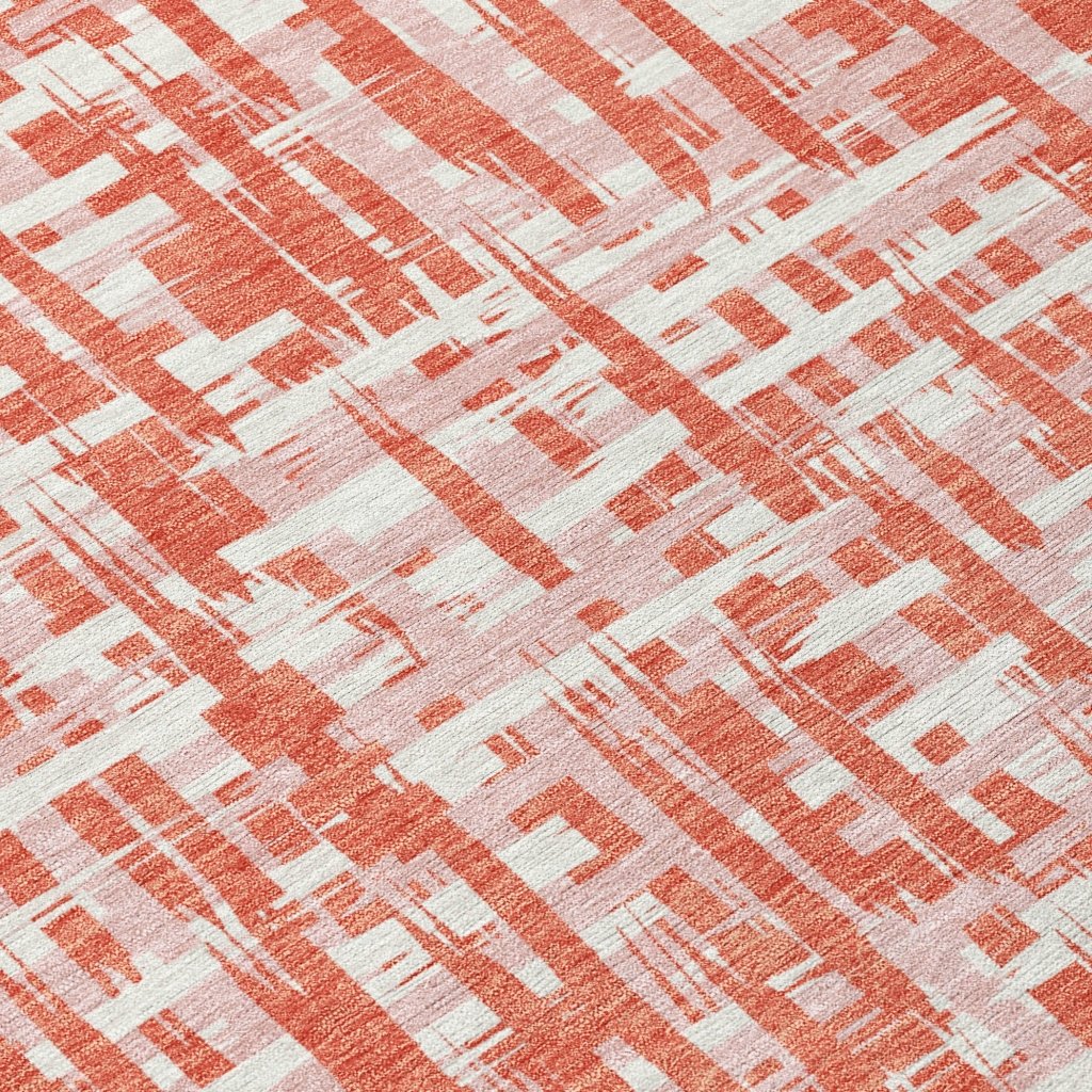 LOOMLAN Rugs Zarifa Coral Washable Indoor-Outdoor Rug