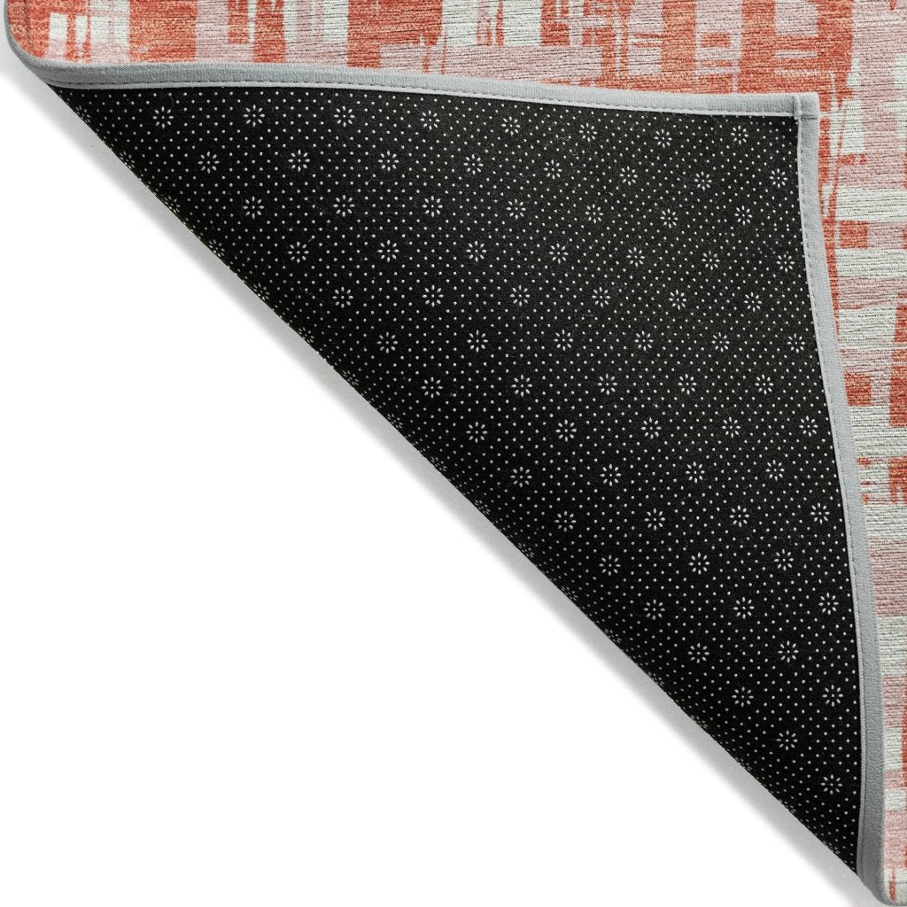 LOOMLAN Rugs Zarifa Coral Washable Indoor-Outdoor Rug