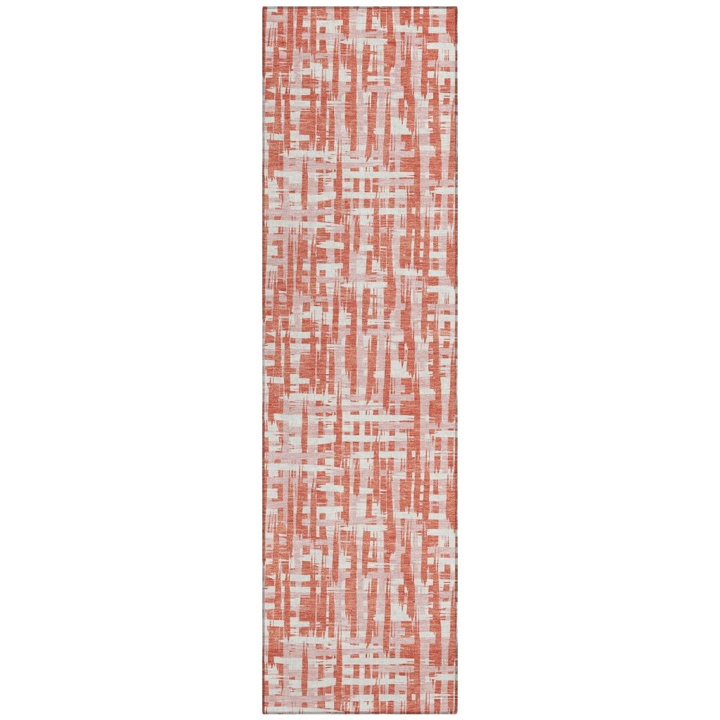 LOOMLAN Rugs Zarifa Coral Washable Indoor-Outdoor Rug