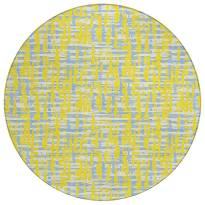 LOOMLAN Rugs Zarifa Gold Washable Indoor-Outdoor Rug