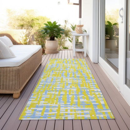 LOOMLAN Rugs Zarifa Gold Washable Indoor-Outdoor Rug