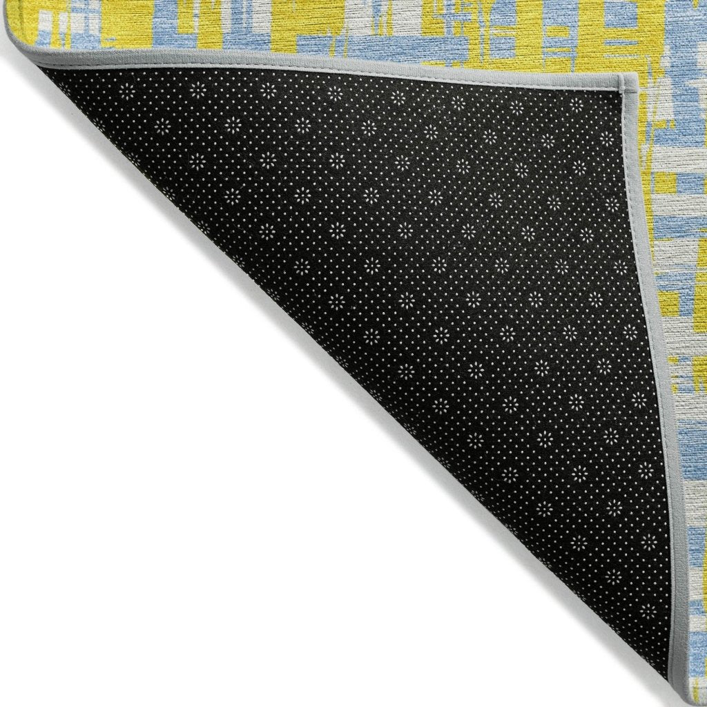 LOOMLAN Rugs Zarifa Gold Washable Indoor-Outdoor Rug
