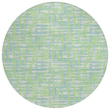 LOOMLAN Rugs Zarifa Green Washable Indoor-Outdoor Rug