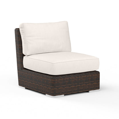 Montecito Sunbrella Upholstered Armless Outdoor Club Chair