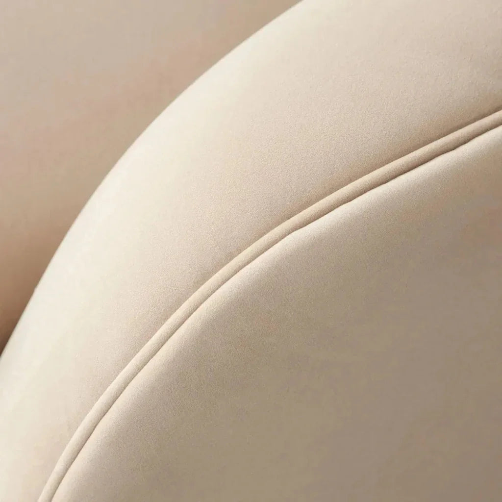 Diamond Sofa Zelda LF Curved Light Camel Performance Velvet Chaise