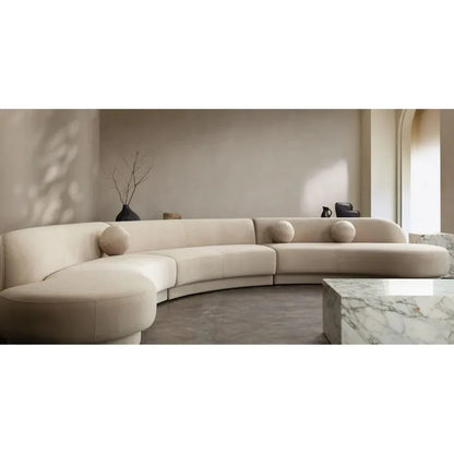 Diamond Sofa Zelda Light Camel Performance Velvet 3PC Modular