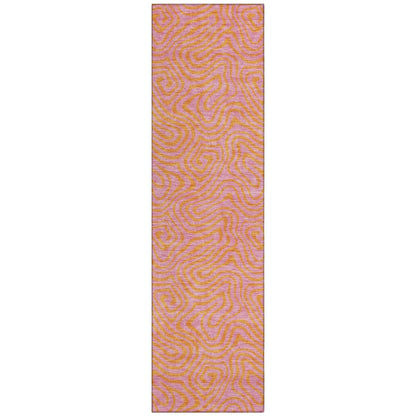 Zena Pink Washable Indoor - Outdoor Rug - LOOMLAN - LOOMLAN Rugs - Outdoor Rugs