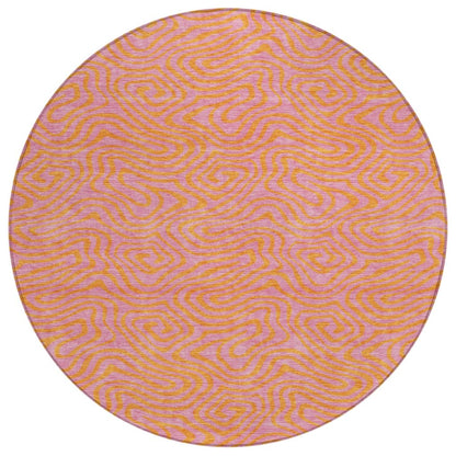 Zena Pink Washable Indoor - Outdoor Rug - LOOMLAN - LOOMLAN Rugs - Outdoor Rugs