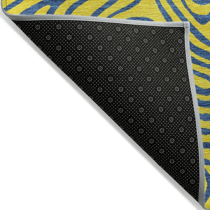 LOOMLAN Rugs Zena Yellow Washable Indoor-Outdoor Rug