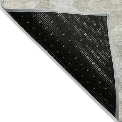 LOOMLAN Rugs Zephina Beige Washable Indoor-Outdoor Rug