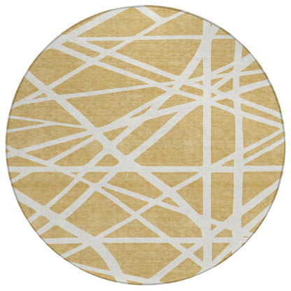 LOOMLAN Rugs Zephina Gold Washable Indoor-Outdoor Rug