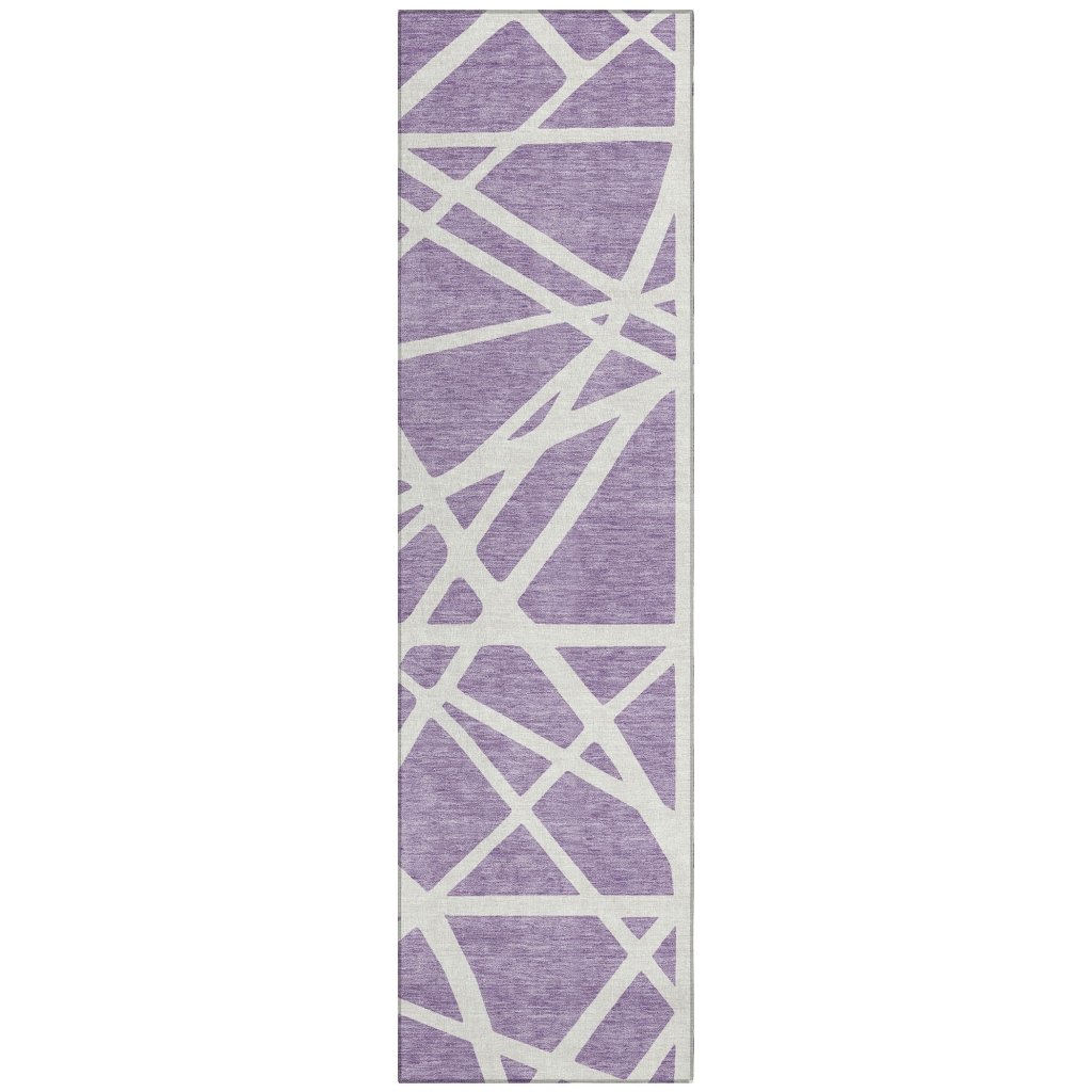 Zephina Purple Washable Indoor - Outdoor Rug - LOOMLAN - LOOMLAN Rugs - Outdoor Rugs