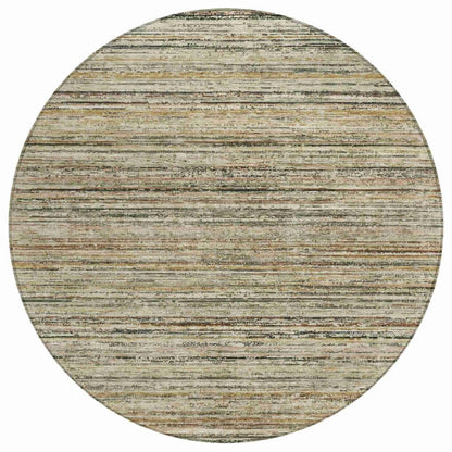 LOOMLAN Rugs Zephyna Brown Washable Indoor-Outdoor Rug