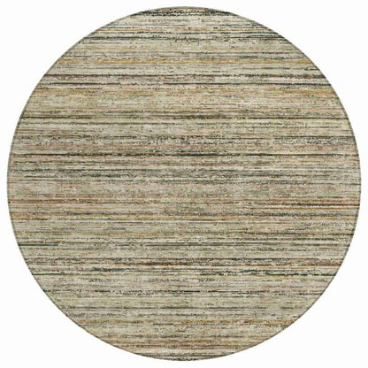 LOOMLAN Rugs Zephyna Brown Washable Indoor-Outdoor Rug