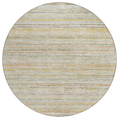 LOOMLAN Rugs Zephyna Green Washable Indoor-Outdoor Rug