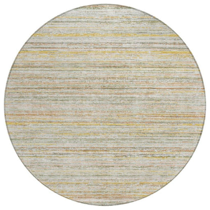 LOOMLAN Rugs Zephyna Green Washable Indoor-Outdoor Rug
