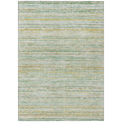 LOOMLAN Rugs Zephyna Mint Washable Indoor-Outdoor Rug