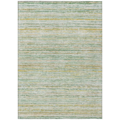 LOOMLAN Rugs Zephyna Mint Washable Indoor-Outdoor Rug