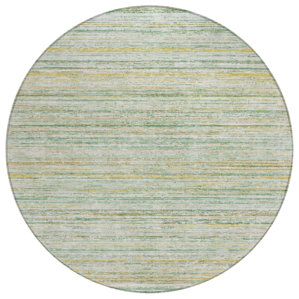 LOOMLAN Rugs Zephyna Mint Washable Indoor-Outdoor Rug